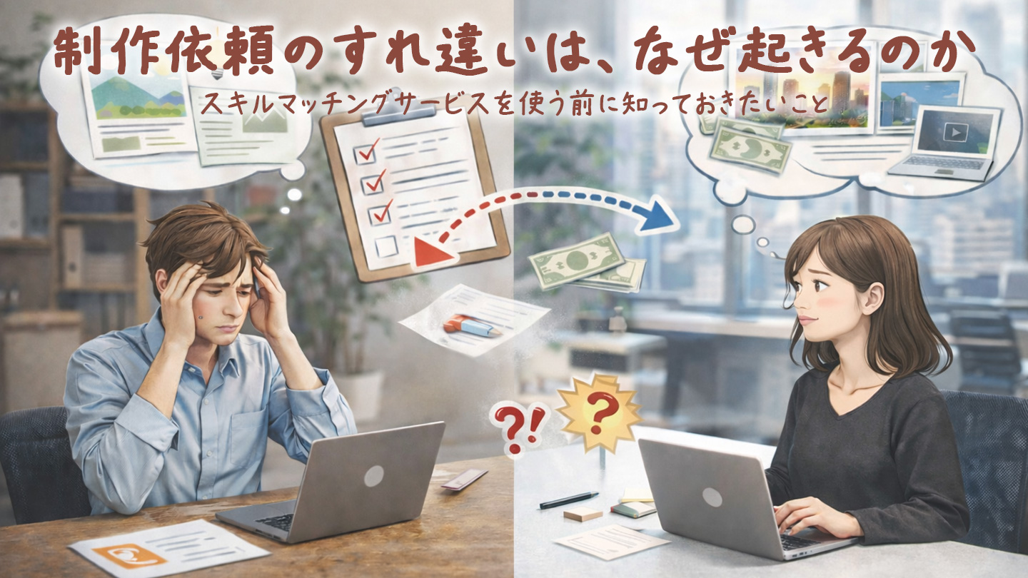 制作依頼のすれ違いは、なぜ起きるのか